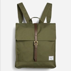 NWT Green Herschel City Mid Backpack